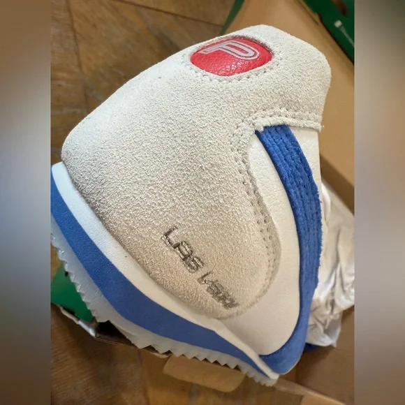 Puma White and Blue Athletic Shoes - Picture 7 of 11